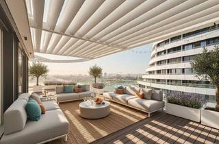 Wohnung mieten in Wagramer Straße, 1220 Wien, Lichtdurchflutete Dachgeschosswohnung mit Beeindruckendem Panoramablick auf die Donauinsel