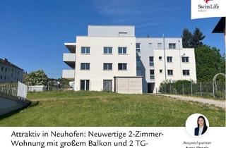 Wohnung kaufen in 4501 Neuhofen an der Krems, Attraktiv in Neuhofen: Neuwertige 2-Zimmer-Wohnung mit großem Balkon und 2 TG-Plätzen