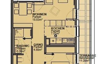 Wohnung mieten in Kellergasse, 1210 Wien, Ab Sofort - 2 Zimmer Neubauhit mit 2 Freiflächen - Grüne Oase vor der Haustür