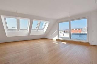 Maisonette kaufen in Schumanngasse 35/41, 1180 Wien, The Temptation - Dachgeschoss-Maisonette mit 2 Terrassen + Balkon | 23 m² Freifläche, 3 Zimmer