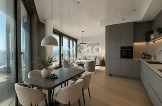 Wohnung kaufen in Wagramer Straße 2/39-10, 1220 Wien, Top-Ausblick 39. Stock (Erstbezug): Doorman, Spa, Lounges im Gebäude