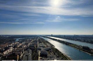 Wohnung mieten in 1220 Wien, Erstbezug!!! 38 Stock - 2 Zimmer-Apartment inkl. Doorman, Gym, Sauna, Pool, Bar, Eventlounge