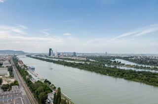 Wohnung kaufen in Wehlistraße, 1020 Wien, MARINA TOWER - LUXURIÖSE 3-ZIMMER-WOHNUNG MIT GROSSZÜGIGEM BALKON - ATEMBERAUBENDER BLICK ÜBER WIEN IM 32. STOCK - GARAGE OPTIONAL - U2 DONAU MARINA
