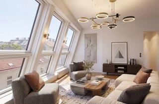 Penthouse kaufen in Haberlgasse, 1160 Wien, Erstbezug Exklusives Dachgeschoss Penthouse mit Direkter Liftzugang 120mm2 // und Revitalisierten Altbau // Luftwärmepumpe & Fußbodenheizung