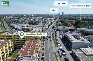 Wohnung mieten in Leopoldauer Straße, 1210 Wien, LEO 131 - Tolle 2-Zimmer Wohnung mit Balkon! Nur 4 Bus-Stationen zum Bahnhof Floridsdorf und viel Grün in der Nähe!