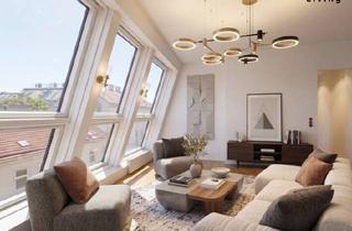 Penthouse kaufen in 1160 Wien, Erstbezug Exklusives Dachgeschoss Penthouse mit Direkter Liftzugang 120mm2 // und Revitalisierten Altbau // Luftwärmepumpe & Fußbodenheizung