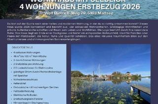 Wohnung mieten in Wolf Dietrich Weg 29, 5163 Mattsee, ERSTBEZUG Gartenwohnung 97m2 ab Oktober