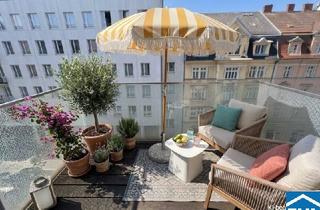 Wohnung kaufen in Coulinstraße, 4020 Linz, MODERN. ZENTRAL. KOMFORTABEL. 2-Zimmer-City-Wohnung mit Südwestbalkon!