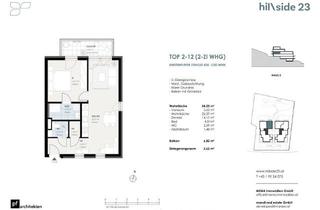 Wohnung kaufen in 1230 Wien, Pärchenhit! Sonnige 2-Zimmer-Wohnung mit Balkon zu verkaufen!