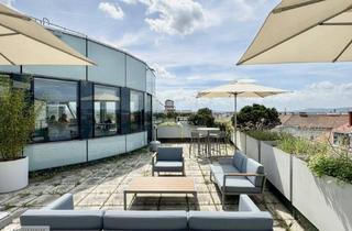 Büro zu mieten in 1050 Wien, ARBEITEN MIT FERNBLICK /// MODERNES, FLEXIBLES BÜRO MIT GROSSER TERRASSE