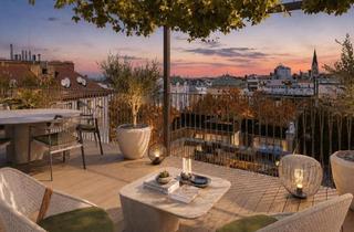 Maisonette kaufen in Schönburgstraße 5/Stg. 1 | 35, 1040 Wien, Exklusive Signaturewohnung mit Dachterrasse und Panoramablick Über Wien | Stiege 1 Top 35