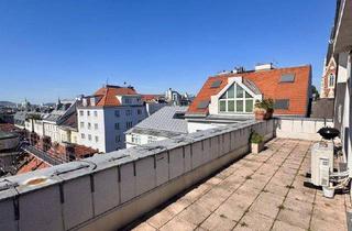 Wohnung mieten in Karolinengasse 28, 1040 Wien, herrliche Dachterrassenwohnung mit Traumblick über die Dächer Wiens bis Karlskirche und Stephansdom unweit Belvedere! *klimatisiert*