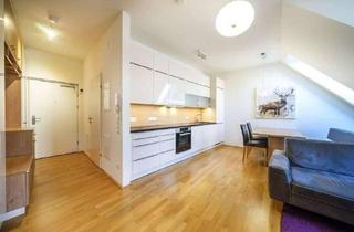 Wohnung mieten in Vinzenz-Heß-Gasse, 1130 Wien, Modernes Dachgeschoss-Apartment 5 min von der U-4 Hütteldorf mit Tiefgarage