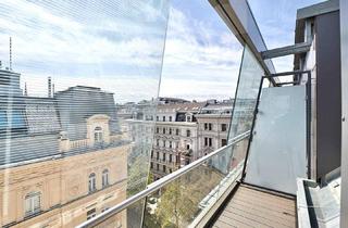 Penthouse mieten in Börseplatz, 1010 Wien, Bestlage Börseplatz und unbefristet! Sonnendurchflutetes 3-Zimmer-Penthouse mit Südost-Terrasse