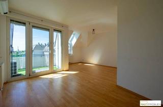Wohnung mieten in 2100 Korneuburg, Optimal aufgeteilte 3 - Zimmer DG-Wohnung inkl. Einbauküche & Balkon in Ruhe- & Grünlage.