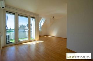 Wohnung mieten in 2100 Korneuburg, Optimal aufgeteilte 3 - Zimmer DG-Wohnung inkl. Einbauküche & Balkon in Ruhe- & Grünlage.