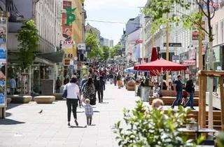 Geschäftslokal mieten in 1120 Wien, Toplage Fußgängerzone Meidling - 360 m² bis 950 m² Verkaufsflächen, branchenfrei