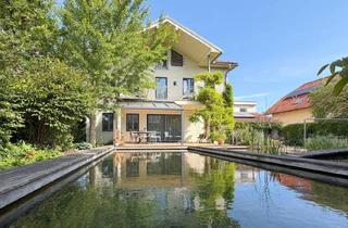 Einfamilienhaus kaufen in 3430 Tulln an der Donau, Ruhe, Raum und Qualität: Großes Einfamilienhaus mit Naturpool, Teich und Wärmepumpe
