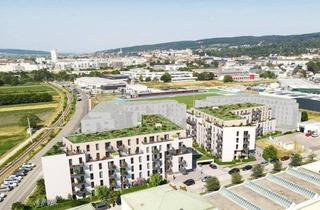 Wohnung kaufen in Zielgerade, 7000 Eisenstadt, ZIELGERADE Eisenstadt Tür 78 - Neubau Erstbezug, Dachgeschoss mit Südseite, provisonsfrei