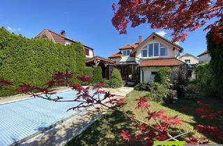 Einfamilienhaus kaufen in 2514 Traiskirchen, Sehr charmantes Einfamilienhaus mit traumhaftem Pool, Wintergarten, großem Carport und Garten mit einigen Extras