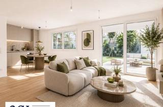 Wohnung kaufen in Am Freihof, 1220 Wien, Moderner 2-Zimmer Erstbezug mit Garten in toller Lage!