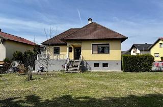 Einfamilienhaus kaufen in 2433 Margarethen am Moos, Einfamilienhaus mit großzügigem Dach-Ausbaupotenzial, großem Garten und Garage