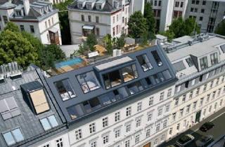 Wohnung kaufen in 1050 Wien, Altbau-Juwel: Erstbezug nach Luxus-Sanierung mit traumhaften Freiflächen