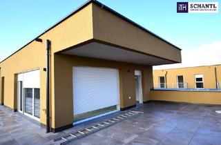 Penthouse kaufen in Zirbenweg, 8401 Kalsdorf bei Graz, Leben wie im Paradies – 4-Zimmer-PENTHOUSE mit Rundumblick von der großzügigen 86m2 großen Dachterrasse! + 70m2 extensiv begrüntes Flachdach
