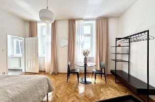 Wohnung kaufen in Kardinal-Nagl-Platz, 1030 Wien, U3, ROCHUSMARKT UND RABENHOF - ZAUBERHAFTE ALTBAU-GARCONNIERE IN HOFRUHELAGE BEIM KARDINAL-NAGL-PLATZ