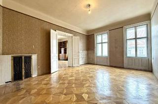 Wohnung kaufen in Landstraßer Hauptstraße, 1030 Wien, Exklusives Altbaujuwel mit 170 m² im dritten Liftstock – historischer Charme trifft auf individuelles Gestaltungspotenzial