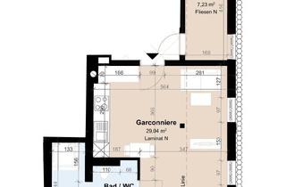 Wohnung mieten in Griesplatz 26, 8020 Graz, Geförderte Altbauwohnung im 3. Stock mit 1 Zimmer
