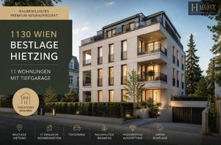 Grundstück zu kaufen in 1130 Wien, Baubewilligtes Premium-Neubauprojekt in 1130 Wien – 11 Wohnungen mit Tiefgarage in Bestlage Hietzing