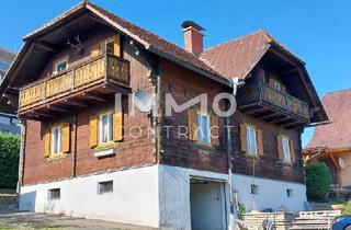 Haus kaufen in 8605 Kapfenberg, EINZIGARTIGE GELEGENHEIT IN KAPFENBERG SAN.BED. HOLZBLOCKHAUS MIT SCHÖNEM GRUND UND FERNBLICK UM € 175.000,--