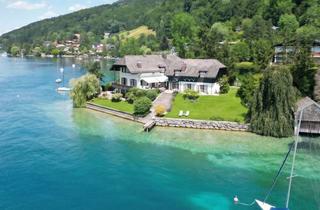 Haus kaufen in 4852 Weyregg am Attersee, Der Beginn eines Sommermärchens! Seeresidenz auf Eigener Halbinsel am Ostufer des Attersees