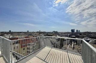 Wohnung mieten in Wassergasse, 1030 Wien, Exklusive 4-Zimmer-Dachgeschosswohnung mit Panoramablick über Wien