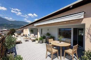 Wohnung kaufen in 6112 Wattens, Wattens: Lichtdurchflutete Dachgeschosswohnung mit XXL-Sonnenterrasse (ca. 39 m²), viel Stauraum & Tiefgarage