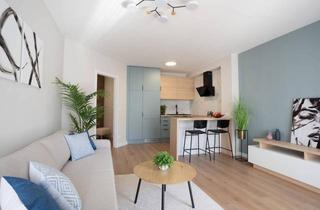 Wohnung kaufen in Ramperstorfferstraße 46, 1050 Wien, Erstbezug in die vollständig renovierte & möblierte 2-Zimmer-Wohnung mit Balkon im zentralen Margareten, PROVISIONSFREI!