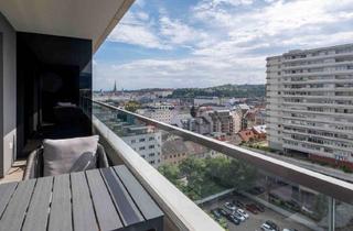 Wohnung kaufen in 4040 Linz, Linz: Bruckner Tower. Urbanes Wohnerlebnis im 13. Stock