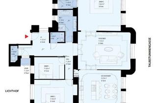Wohnung mieten in 1040 Wien, ERSTBEZUG NACH SANIERUNG | TOPLAGE NÄHE THERESIANUM | EXKLUSIVE, KLIMATISIERTE 4 ZIMMER | U-BAHN-NÄHE