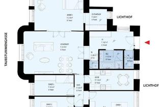Wohnung mieten in 1040 Wien, ERSTBEZUG NACH SANIERUNG | TOPLAGE NÄHE THERESIANUM | EXKLUSIVE, KLIMATISIERTE 5 ZIMMER | U-BAHN-NÄHE