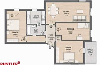 Wohnung mieten in 8401 Kalsdorf bei Graz, Großzügige 4-Zimmer-Wohnung mit Loggia I Nähe CopaCapana & Schwarzl-See