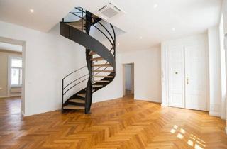 Wohnung mieten in 1090 Wien, Erstbezug - Exklusive Altbauwohnung mit 125 m² Dachterrasse und Garage im Servitenviertel