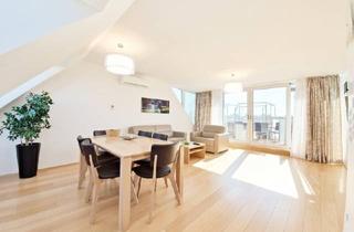 Wohnung kaufen in Kunzgasse, 1200 Wien, ++ NEU ++ 50 m zum Augarten! Einzigartige 3-Zimmer-Dachgeschosswohnung mit 2 Sonnenterrassen, Weitblick & Ruhelage