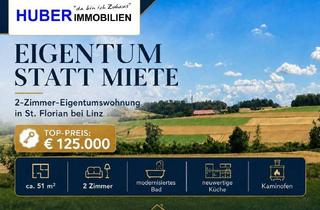 Wohnung kaufen in Prandtauerstraße, 4490 Sankt Florian, NEUER PREIS: € 125.000 – EIGENTUM STATT MIETE IN ST. FLORIAN