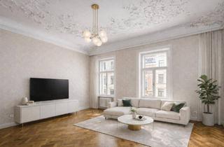 Wohnung kaufen in 8010 Graz, Beletage der Extraklasse: Zeitlose Eleganz im Palais Kastellfeld