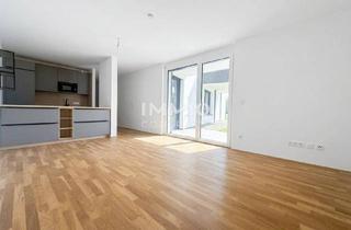 Wohnung kaufen in Donau, 1220 Wien, Traumhafte 3-Zimmer Gartenwohnung mit hochwertiger Küche inklusive – Ihr privates Paradies in der Donaustadt