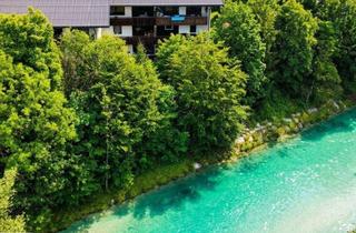 Wohnung kaufen in 5081 Anif, Blick auf die Königsseeache mit Südloggia in Anif-Niederalm - 360 Grad Besichtigung möglich