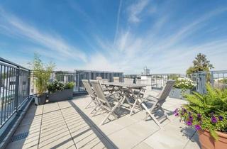 Penthouse kaufen in Donau, 1220 Wien, Penthouse-Flair mit sonniger Dachterrasse & maßgefertigter Tischlerausstattung