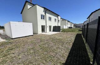Haus mieten in 4800 Attnang, Jetzt mieten / Kaufoption! Traumhafte Neubau Doppelhaushälften 128 m² Wfl. mit Büro / Galerie, Dachterrasse, Eigengarten & Garage in Attnang-P.