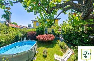 Haus kaufen in 1120 Wien, Urbane Grünoase im EIGENTUM! Charmantes Kleingartenhaus mit Pool